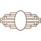 Ekena Millwork Elizabeth Wood Fretwork Pierced Ceiling Medallion, Walnut, 18"W x 9"H x 5"IW x 8 1/2"IH x 3/8"T CMWP18X09X0375EBWA - alternate 2